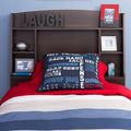 Twin Bookcase Headboard Espresso F327