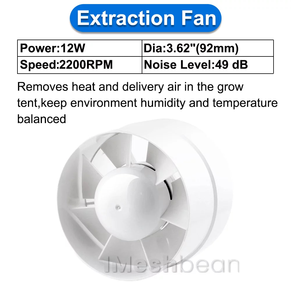 48"x48"x80" Complete Grow Tent Kit with LED Grow Light P519