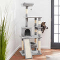 62-in Faux Fur Cat Tree & Condo Y250