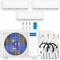 42,000 BTU 3 Zone Ductless Air Conditioner and Heat Pump Q78529