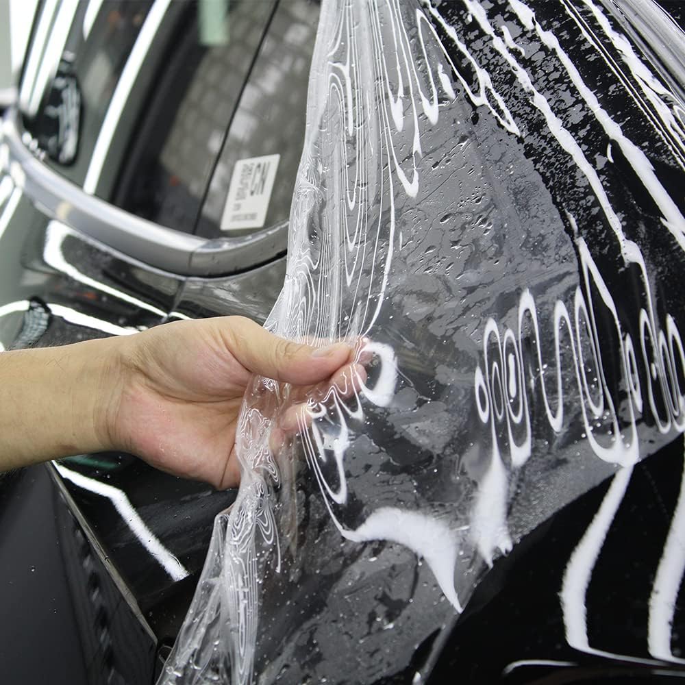 Paint Protection Film Vinyl Wrap Film Glossy PPF TPU Clear Bra J9814