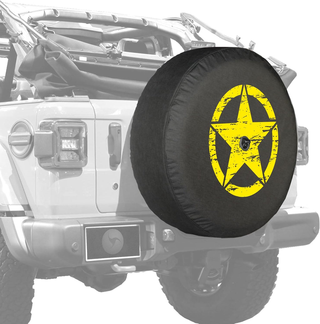 Soft JL Tire Cover for Jeep Wrangler with Back-up Camera, Pack of 2 M582091