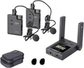 Mini UHF Wireless Lavalier Microphone with 2 Transmitter and 1 Receiver P856