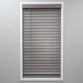 Cut-to-Width Cordless Room Darkening 2 in. PVC Faux Wood Blind 58.75 in. W x 48 in. K863