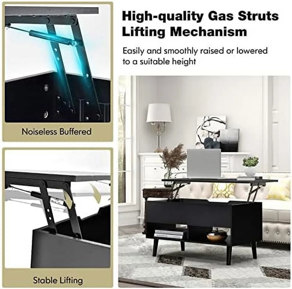 Lift Top Coffee Table with Hidden Compartment M5182