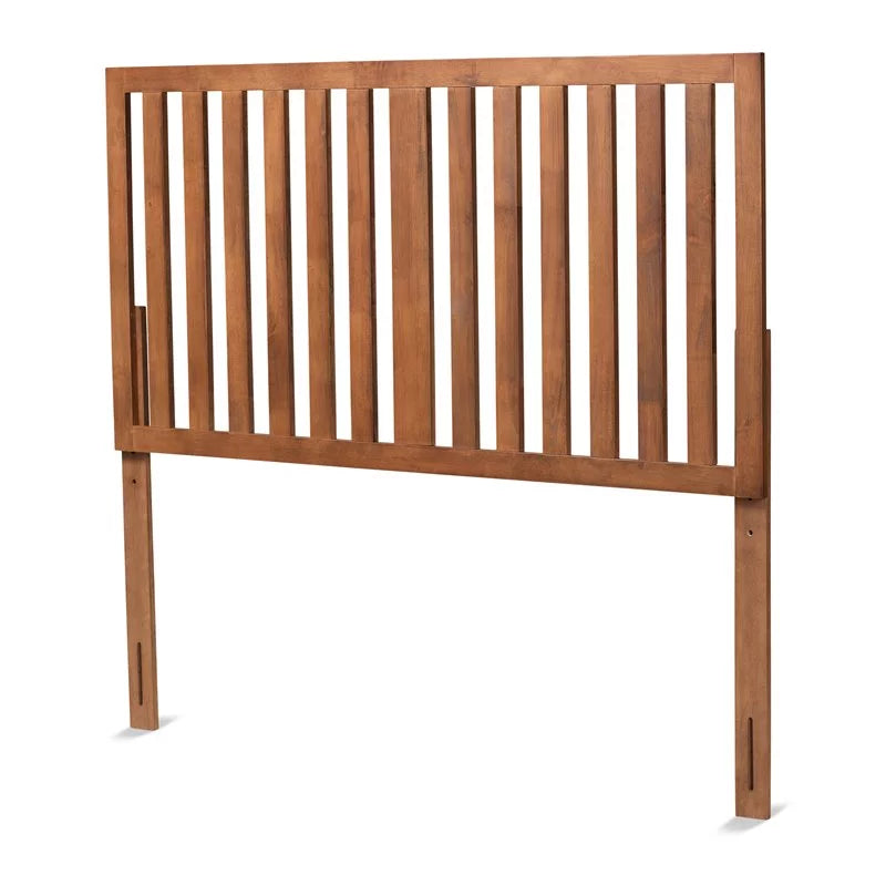 Ash Walnut Finished Wood Queen Size Headboard L9508