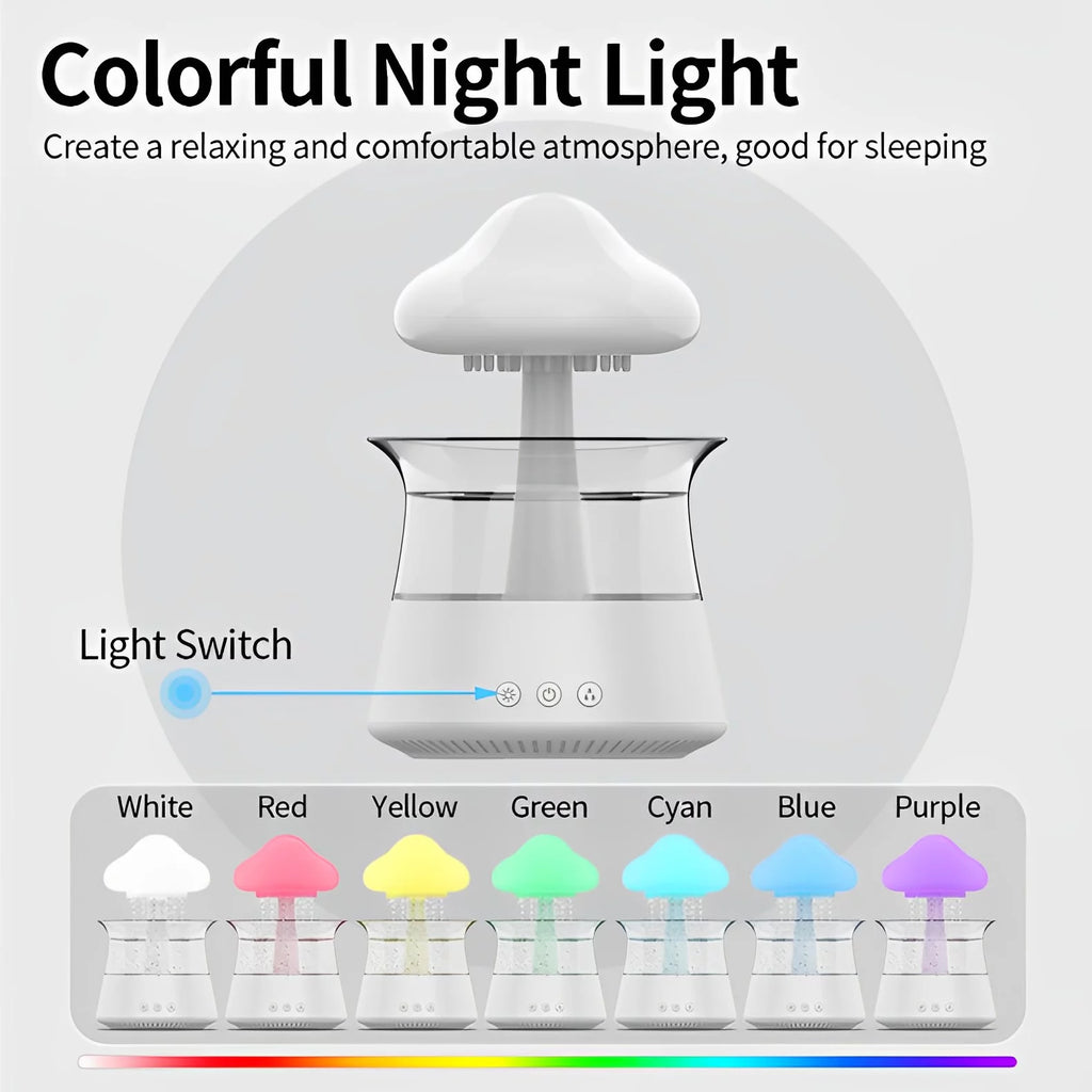 300ML Essential Oil Diffuser with 7 Colors LED Lights L976