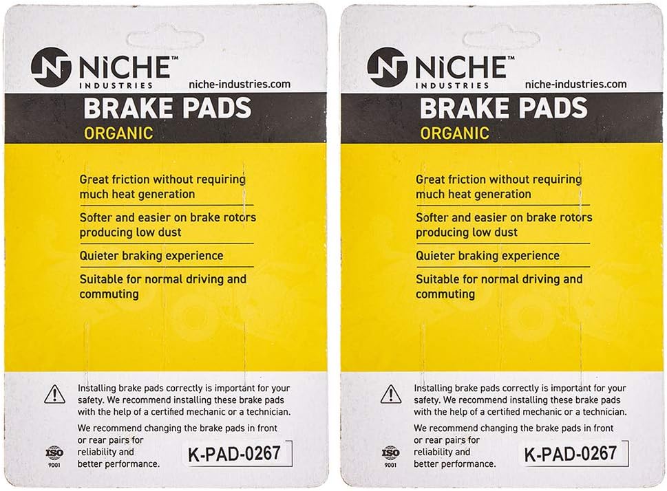 Brake Pad Set Organic Pack of 2 P578664