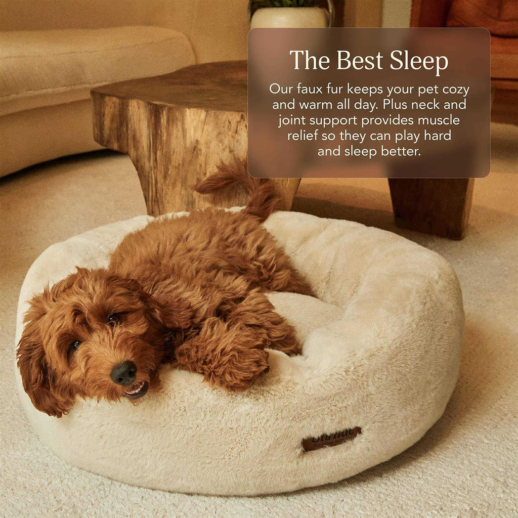 Extra Soft Dog Bed Removable Faux Fur Cover P1646