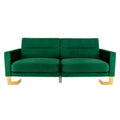 Emerald Green Foldable Sofa Bed F543