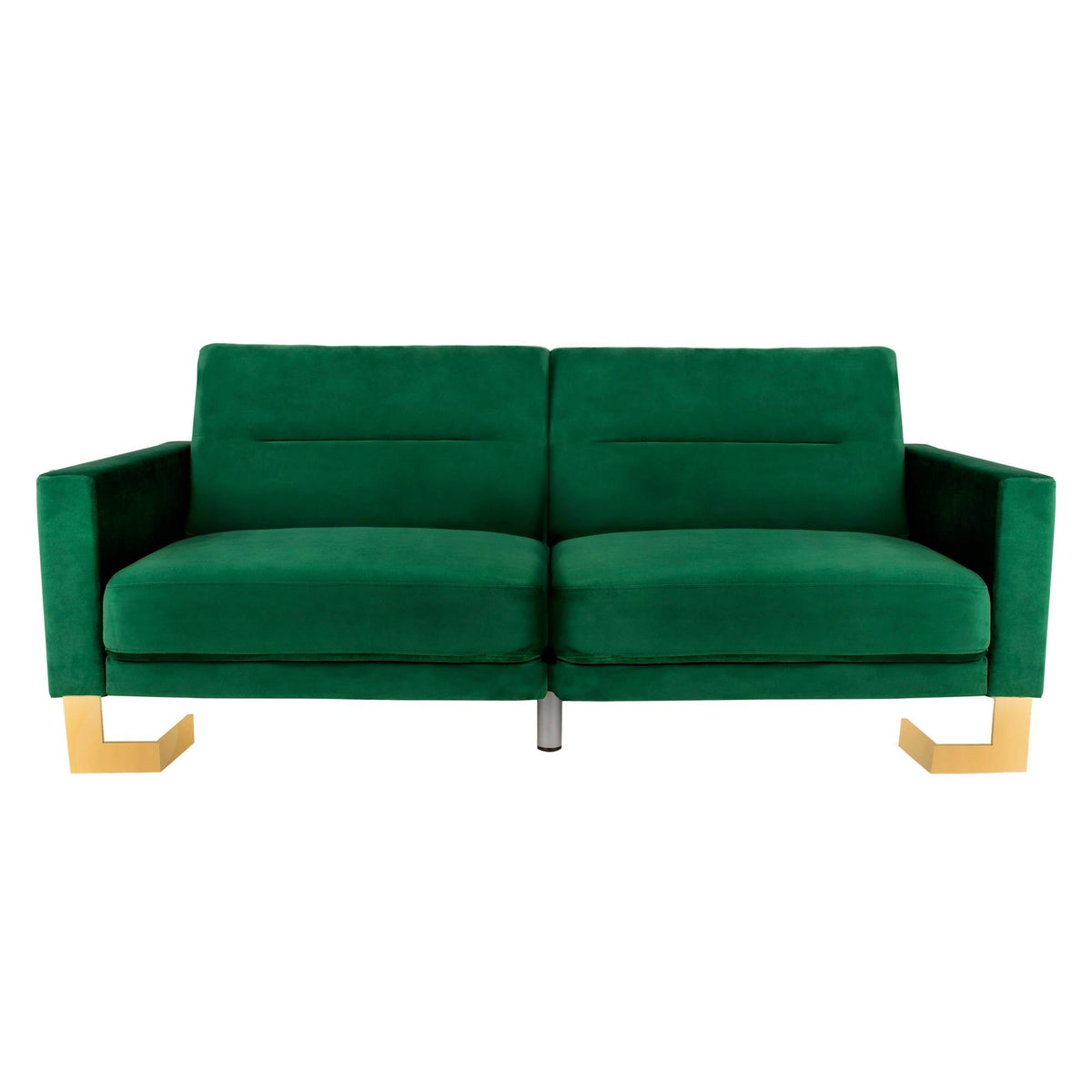 Emerald Green Foldable Sofa Bed F543