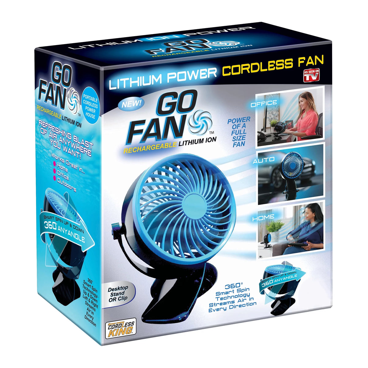 Cordless Rechargeable Fan D989086