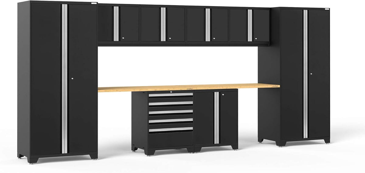Gray 10 Piece Garage Cabinets U7524