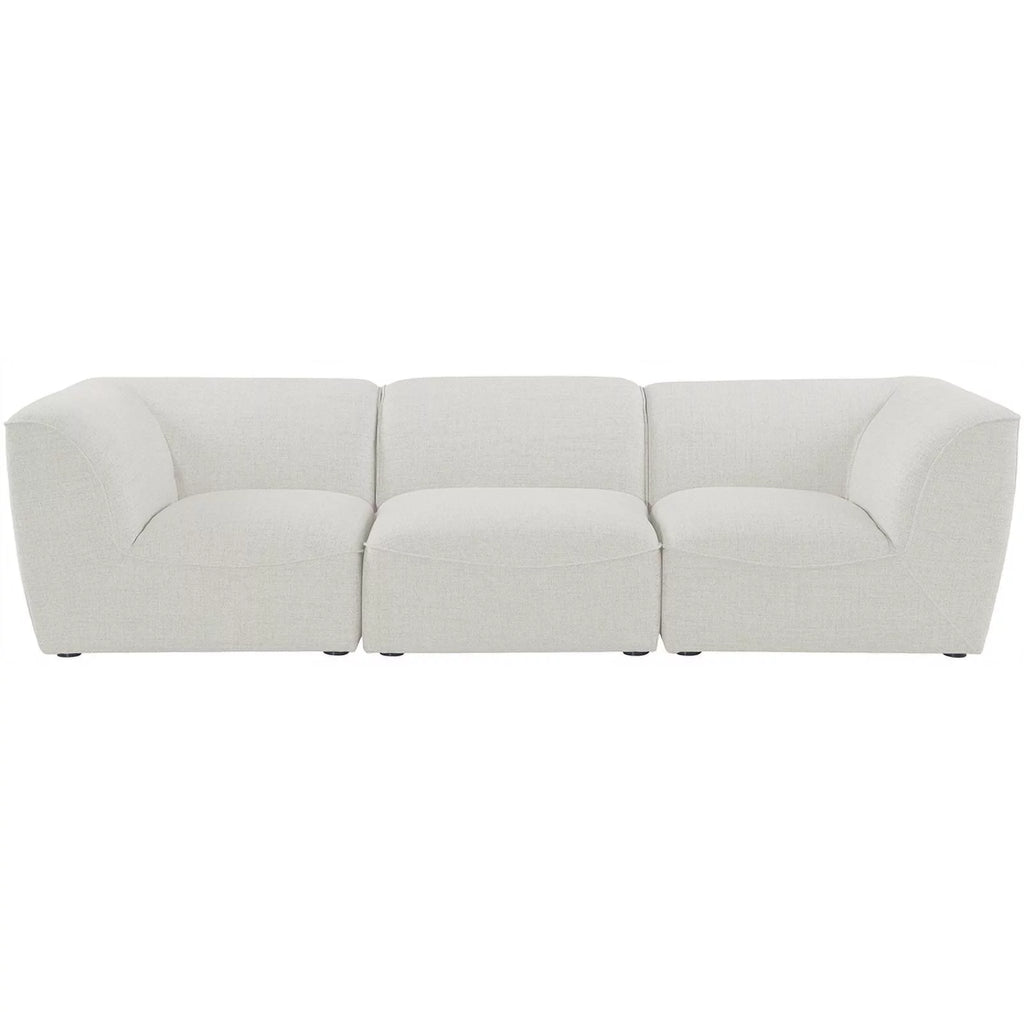 Cream Linen Textured Modular Sofa U647500
