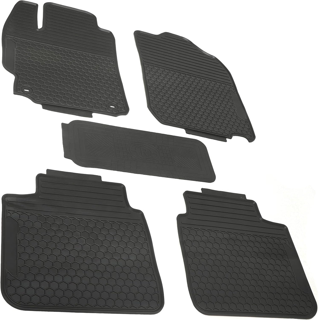 Rubber All Weather Floor Mats Set U493