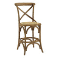 24" Gray Wash Wood Counter Stool X168672
