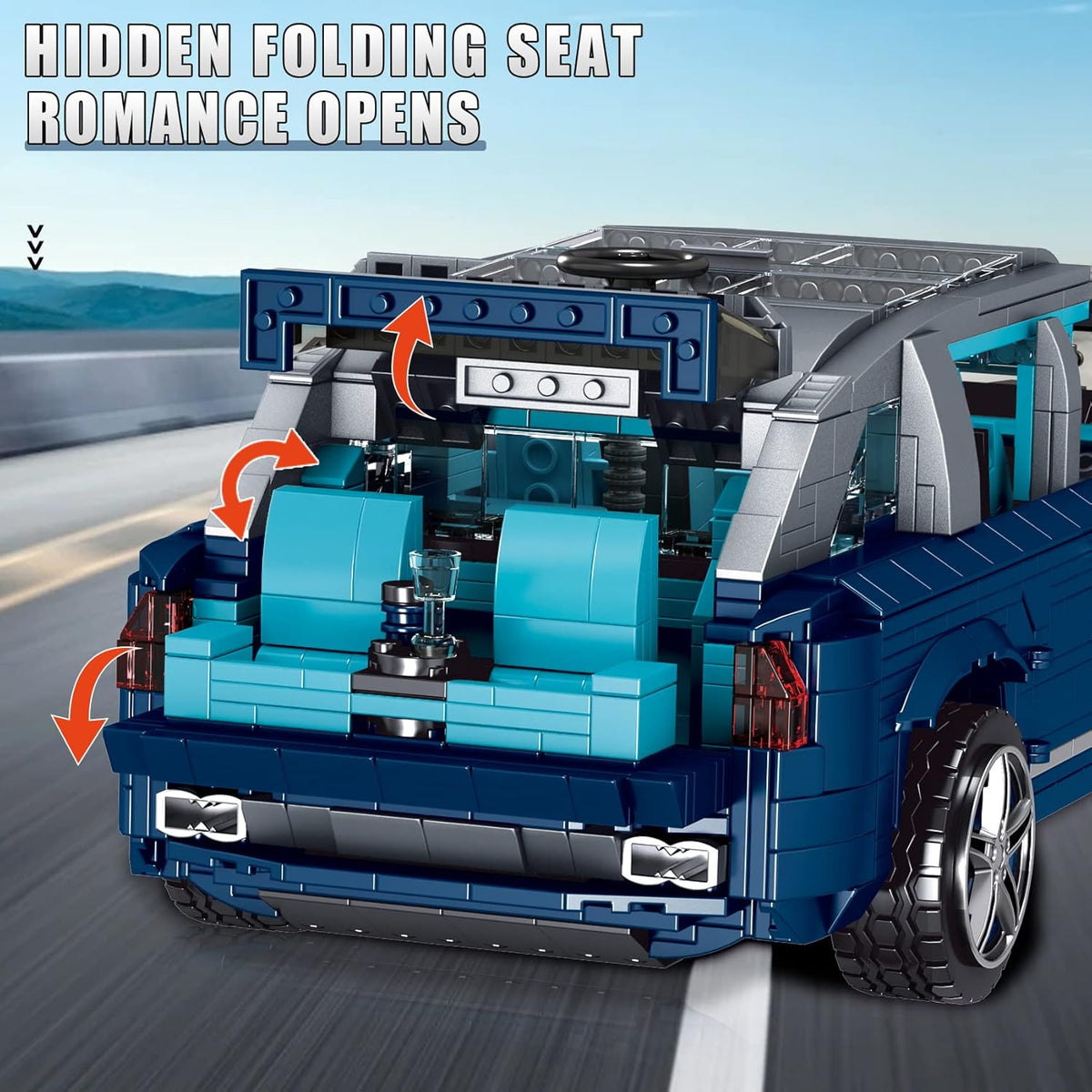 1882 Pieces Building Block Set Pack of 2 Y1626