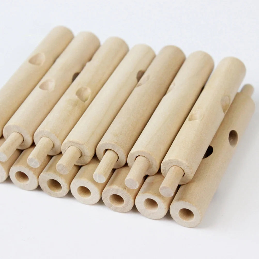 Creative Wooden Tree Blocks Building Toy (Yellow) U4130