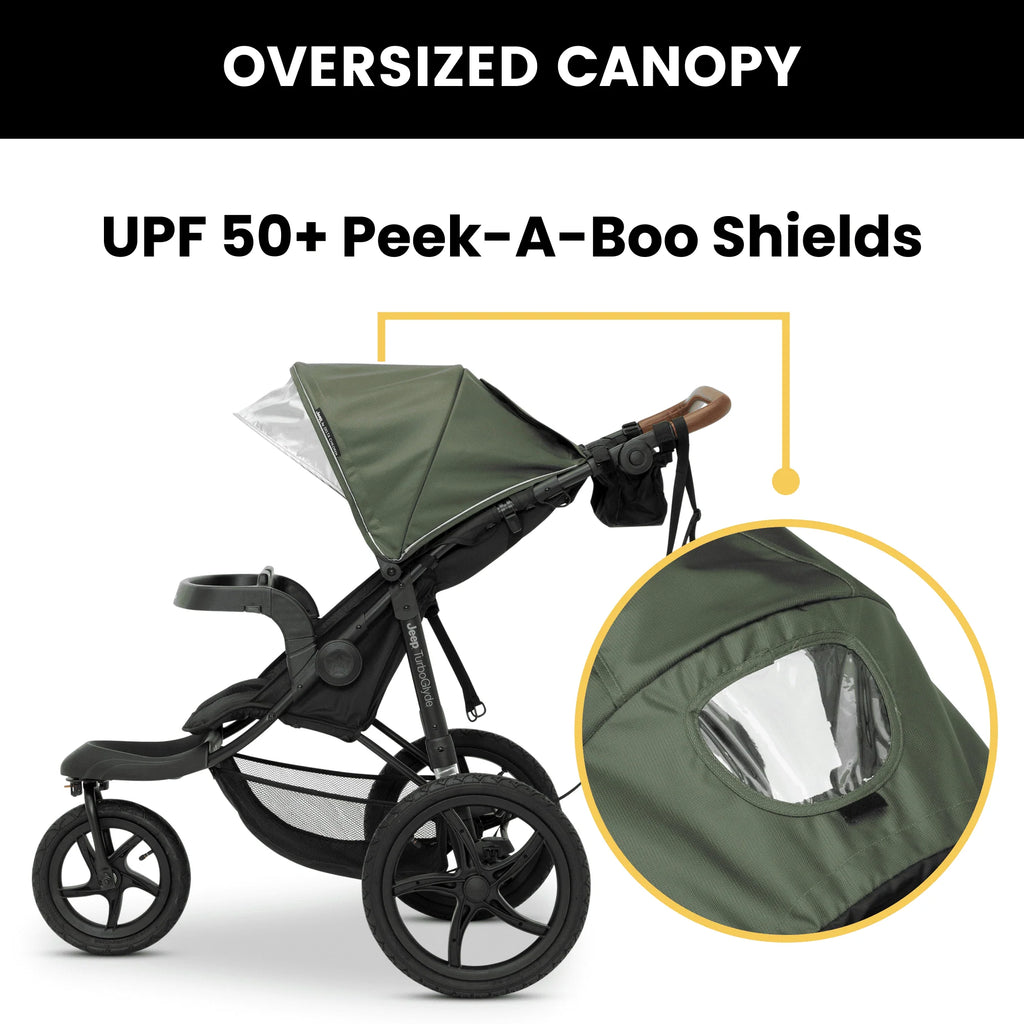Black Jogging Stroller W52000