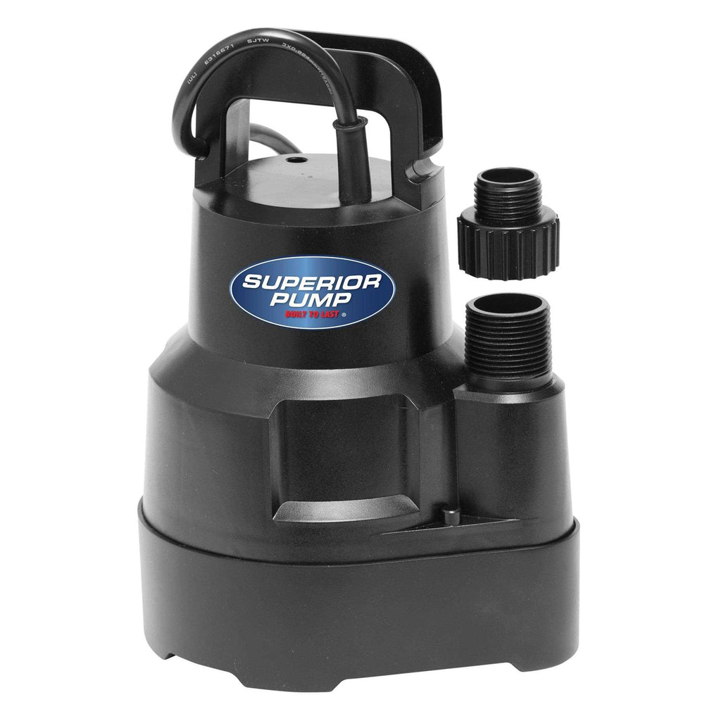 1/4 HP Submersible Thermoplastic Oil-Free Utility Pump L1704