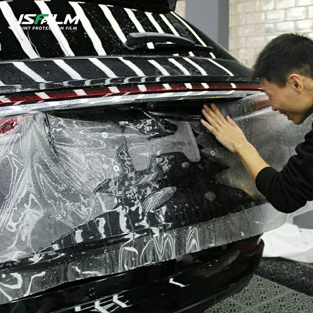 Paint Protection Film Vinyl Wrap Film Glossy PPF TPU Clear Bra J9814