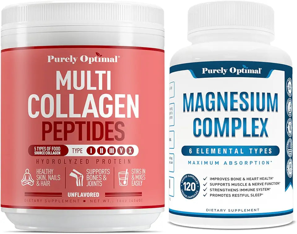 Multi Collagen Powder + Magnesium Complex 120 Capsules T802442