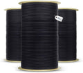 Bungee Cord Black Polypropylene Sheath Silicone Latex Core Flexible Cable J43492