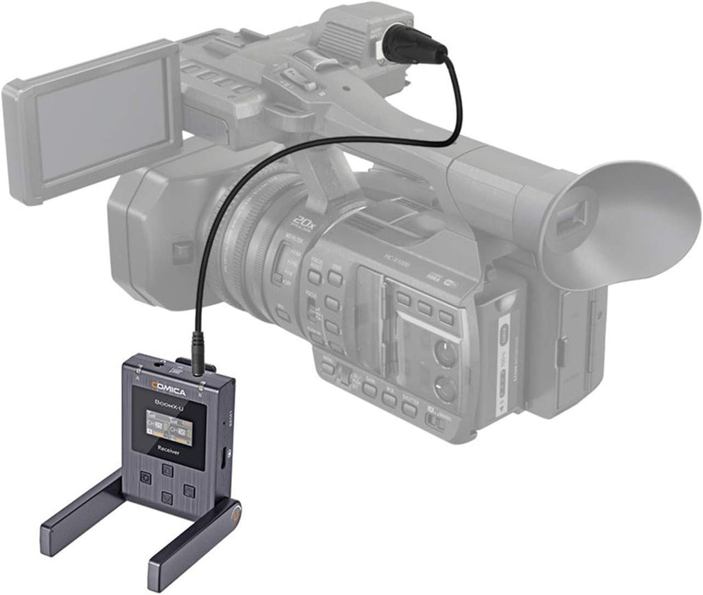 Mini UHF Wireless Lavalier Microphone with 2 Transmitter and 1 Receiver P856