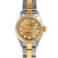 Pre-Owned Ladies 26mm Datejust Wristwatch Champagne Diamond R469