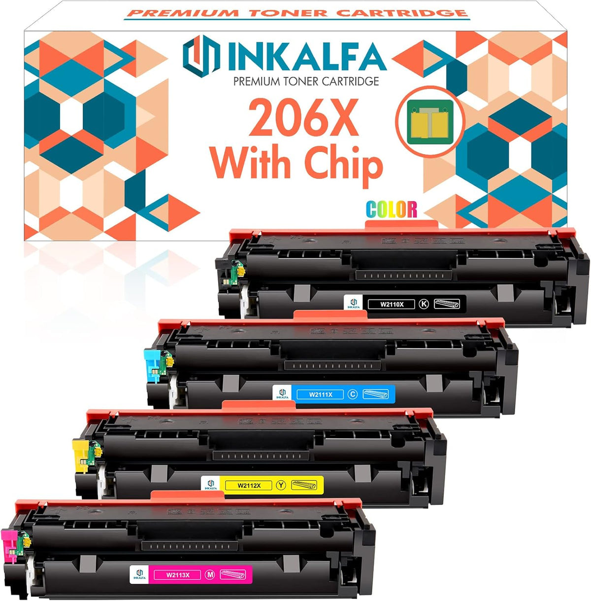 5 Pack High Yield Toner Cartridge for Brother TN227 TN223 Printer T78012