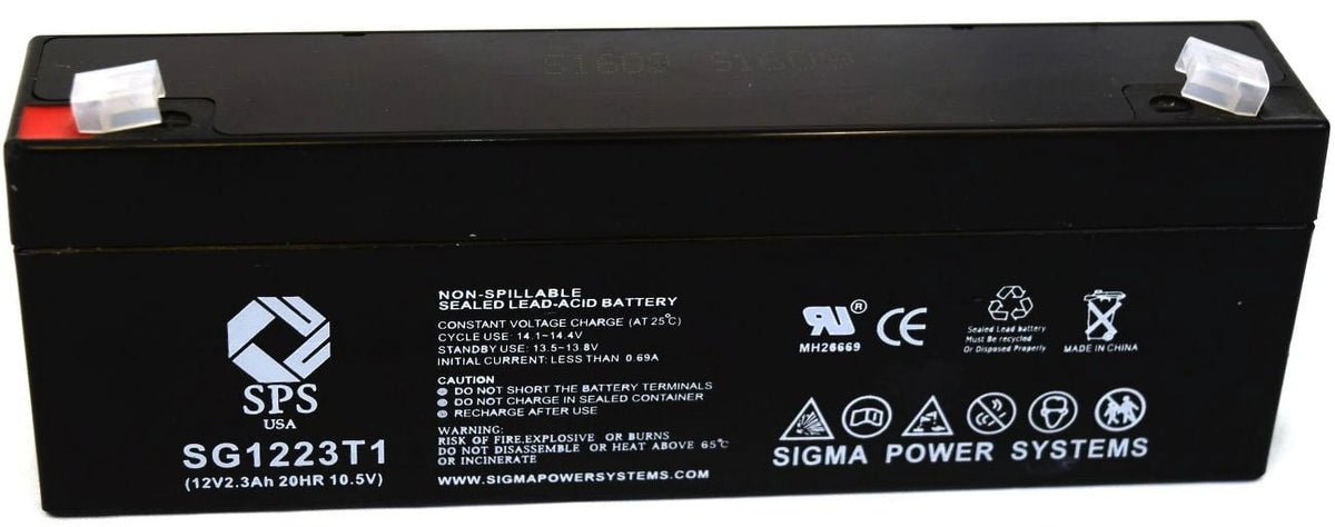 12V 2.3 Ah Replacement Battery 3 Pack I868