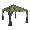 Camo Green Replacement Canopy Top Cover for 10' x 12' Gazebo Z9984