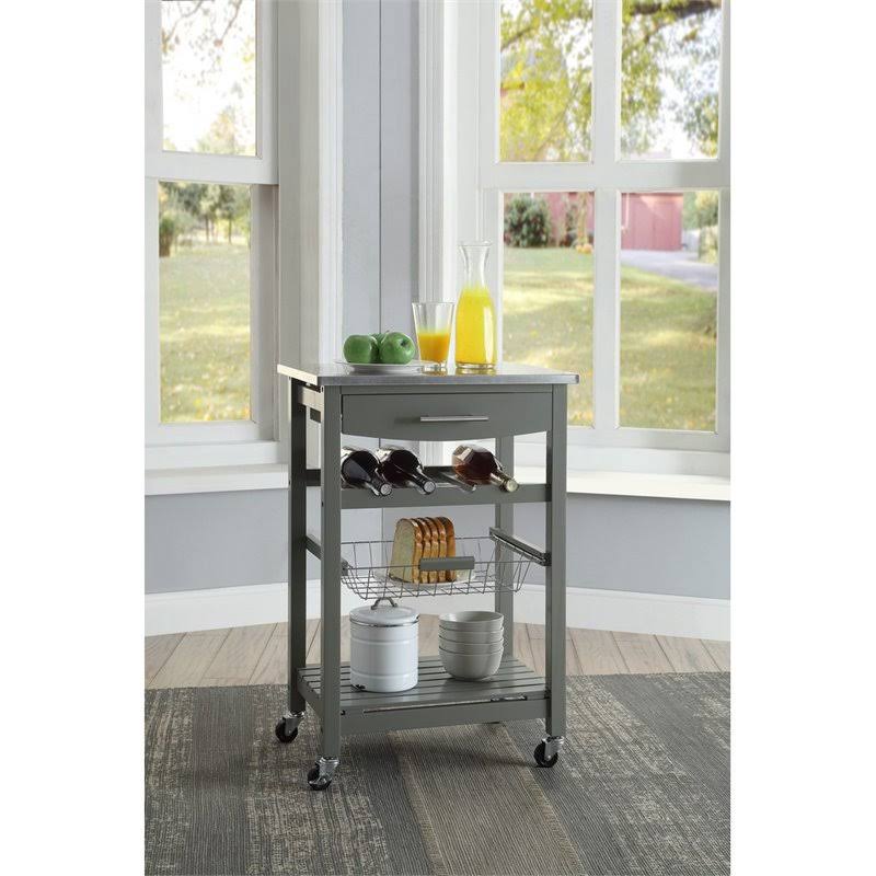 Gray Kitchen Cart K11471