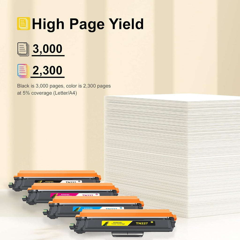 TN227 Compatible Toner Cartridges 4 Pack G17053