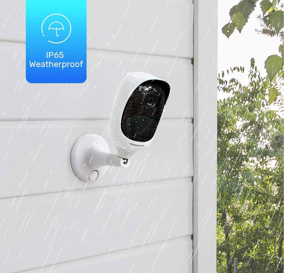 Wireless Rechargeable Battery 1080P Security Camera System A48562