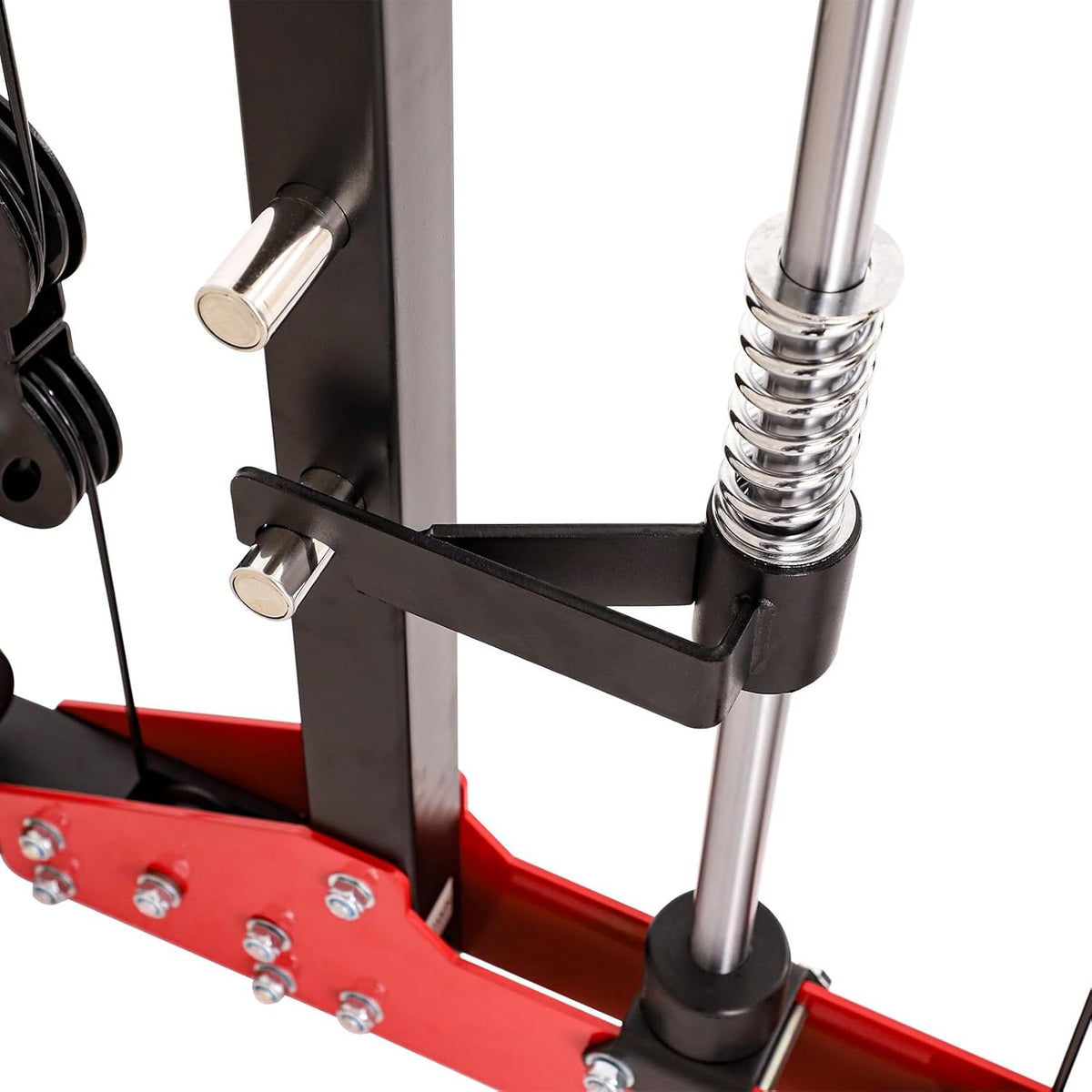 Home Gym Smith Machine with Pulley System Squat Rack Pull Up Bar K2578