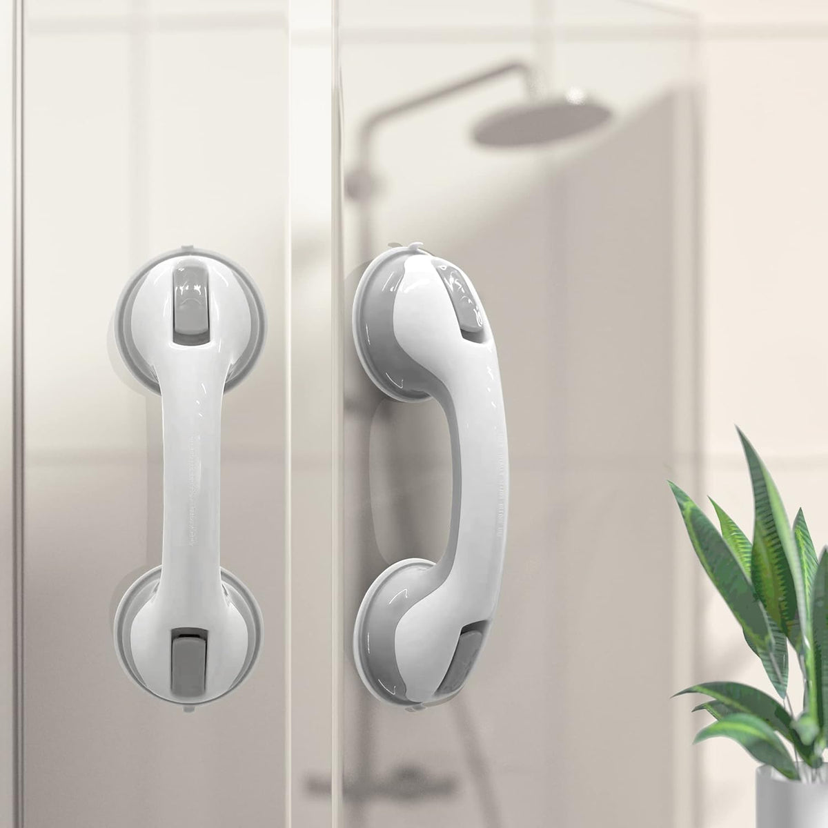 12” 2-Grab Bars with Suction Cups O635