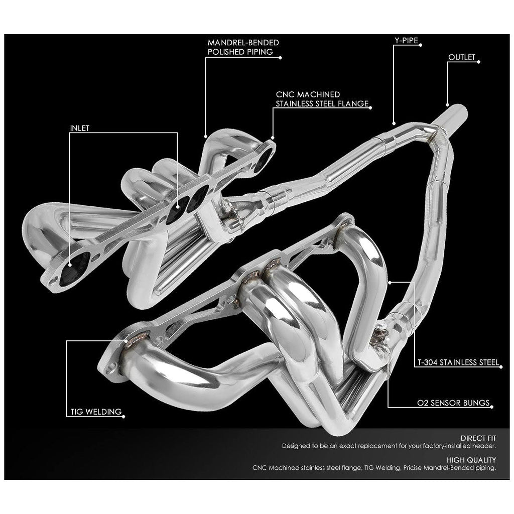 Tri-Y Long Tube Exhaust Header J455