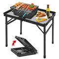 2.5 FT Mesh Metal Folding Picnic Table V74111