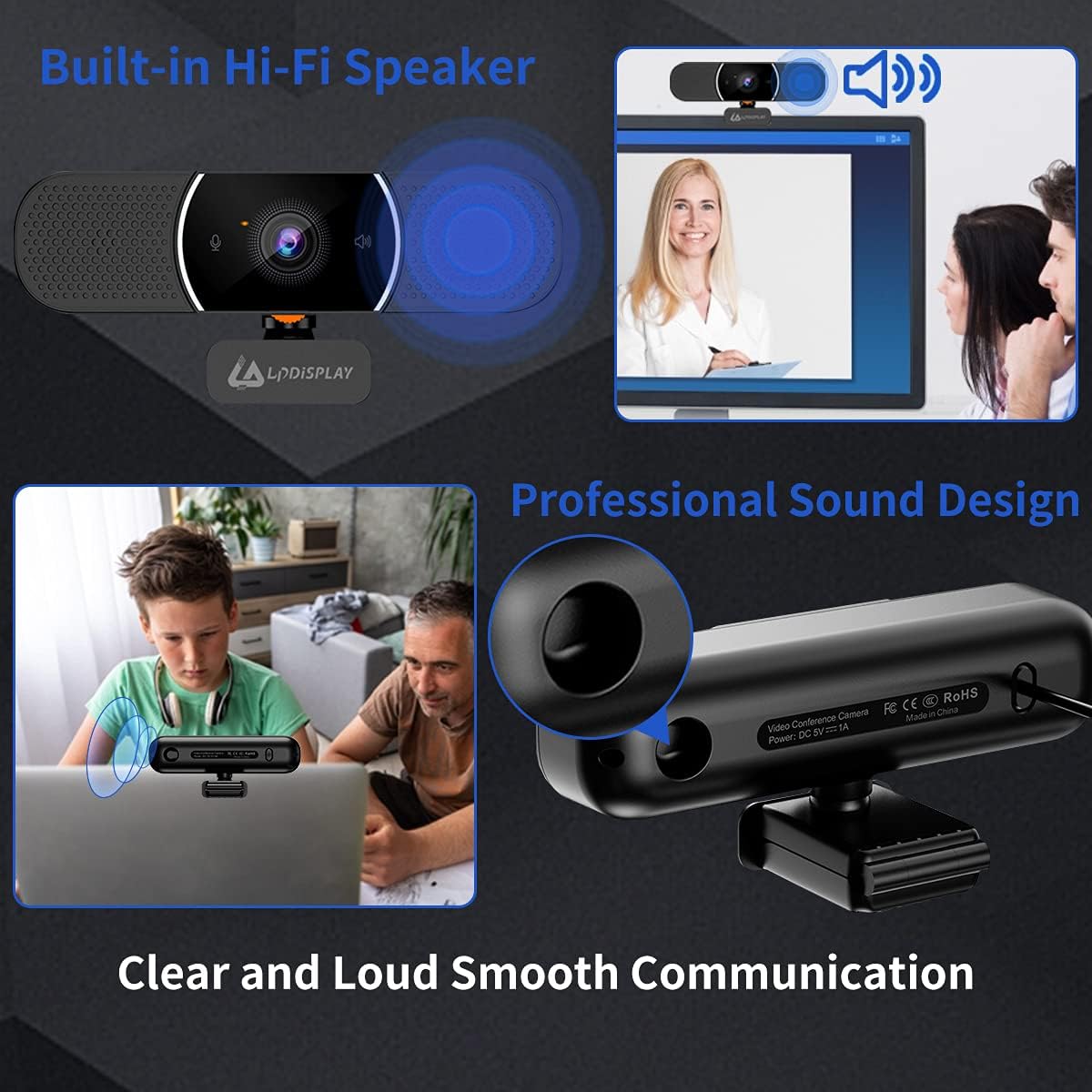 3 in 1 Full HD 1080P Webcam Q798