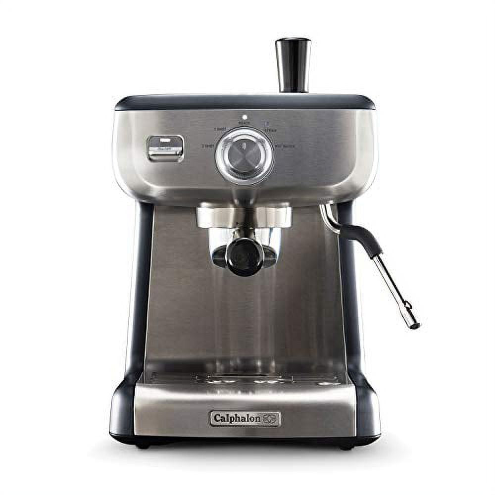Stainless Espresso Machine with Steam Wand I4993