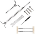25 Pairs T316 Stainless Steel 180° Adjustable Angle Cable Railing Hardware Kit S586300