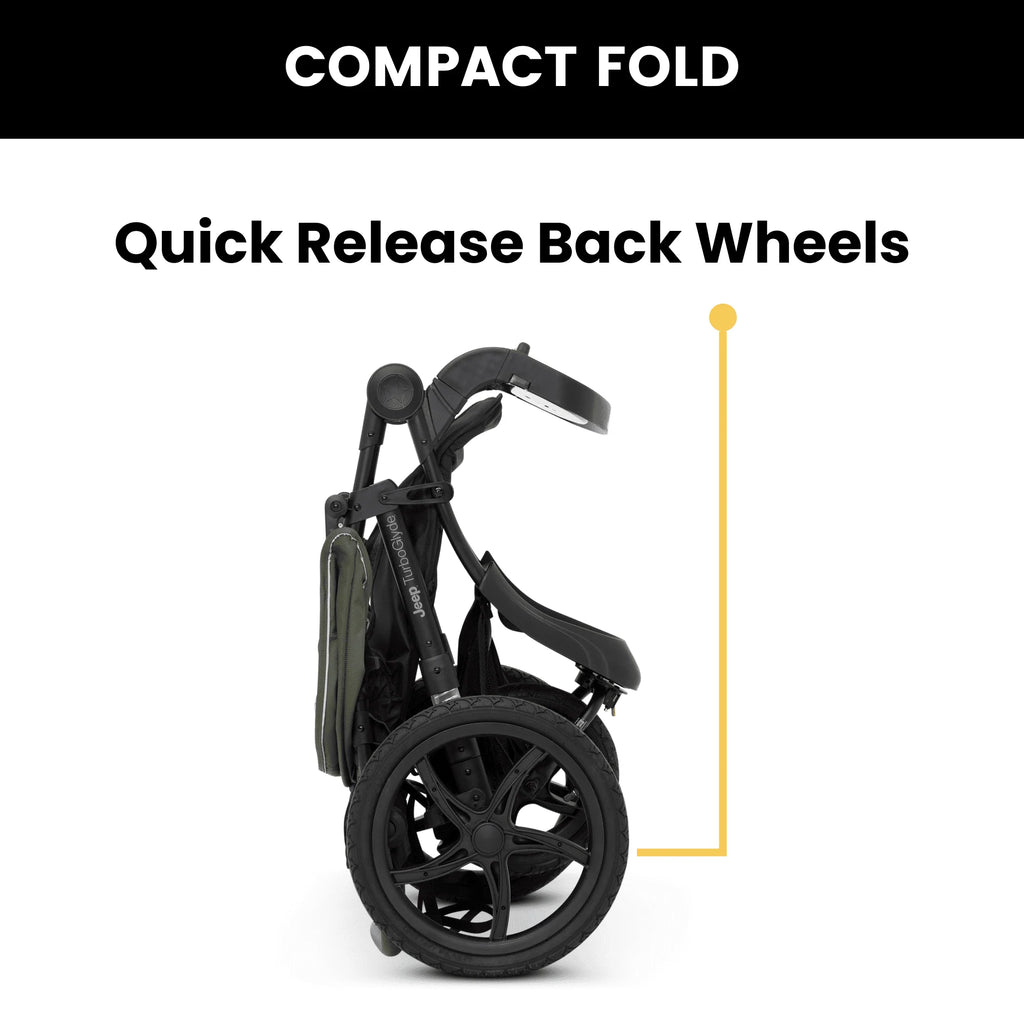 Black Jogging Stroller W52000