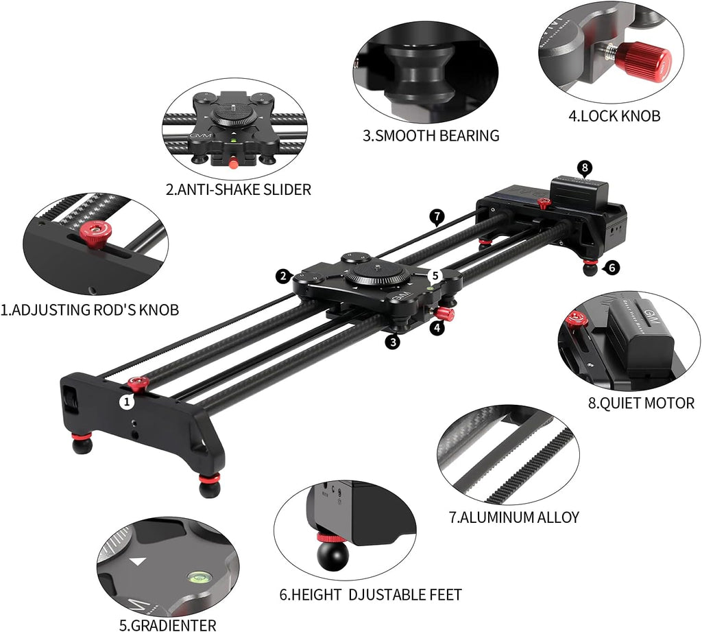 31 APP Control Carbon Fiber Camera Slider N429657