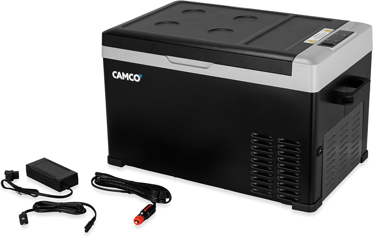 Portable Refrigerator, AC 110V/DC 12V Compact Fridge/Freezer, 45-Liter A776404