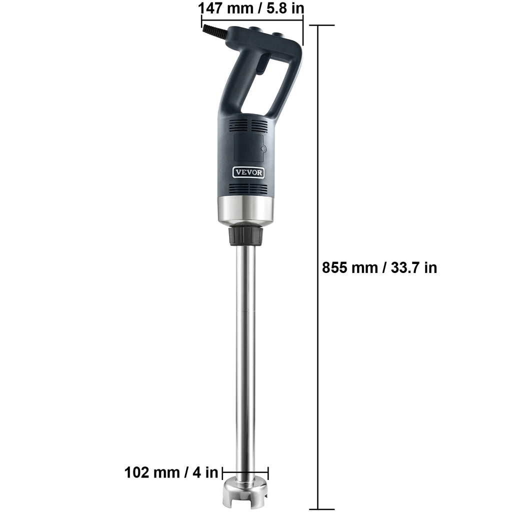 Commercial Immersion Blender Heavy Duty Hand Mixer 750W Variable Speed Q814880