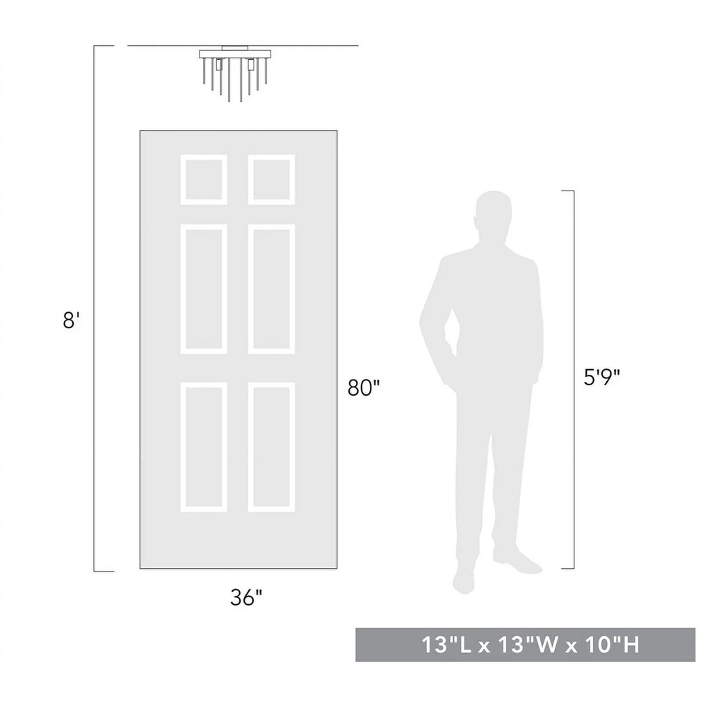 3-Light Flush Mount S8945
