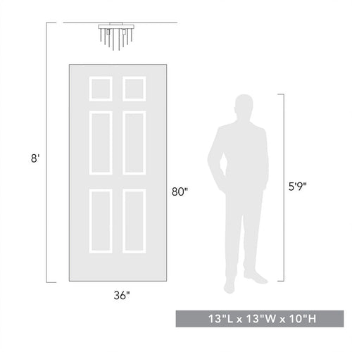 3-Light Flush Mount S8945