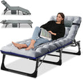 Folding Camping Cot with Cushion & Pillow K428