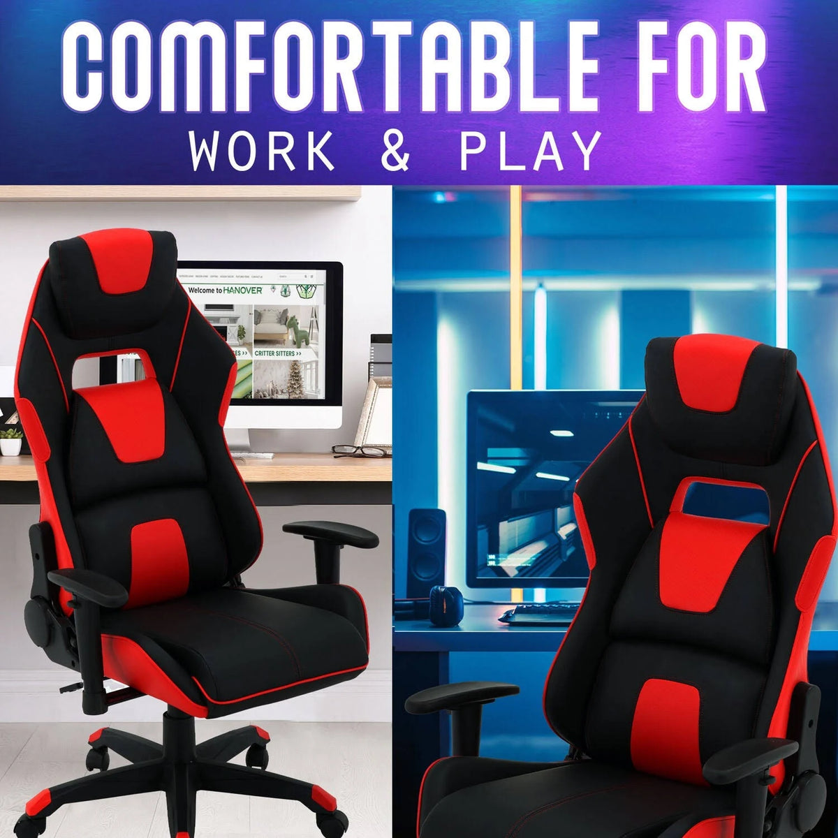 Black/Red Gaming Chair Q105857